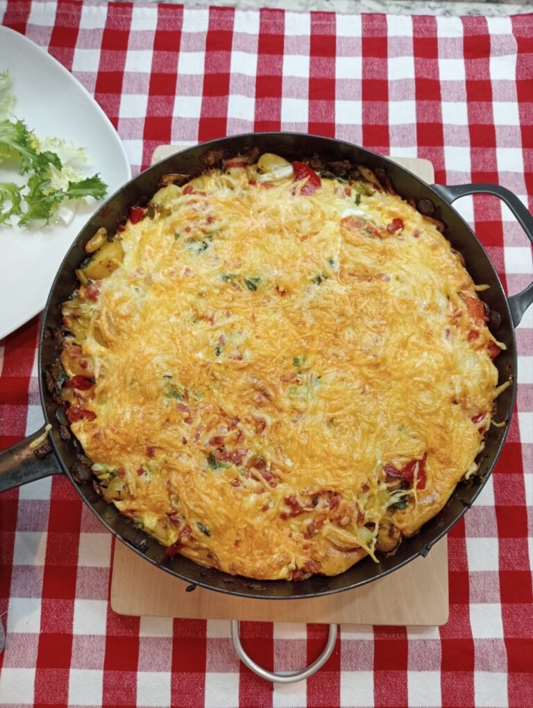 Tortilla de escarola.